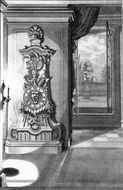 Clock, 1727 by Johann Jacob Schubler
